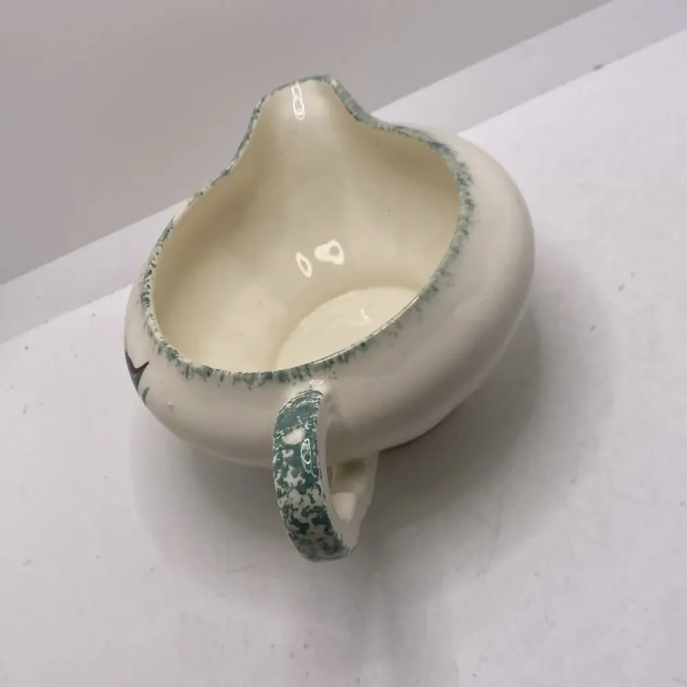 Blue Ridge Pottery Gravy Boat Floral Antique